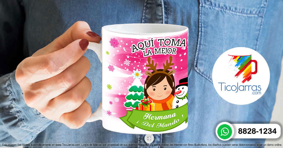 Tazas Personalizadas en Costa Rica Aquí Toma - Hermana