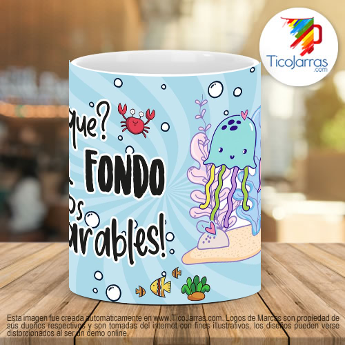 Tazas Personalizadas Sabes que en el fondo somo inseparables