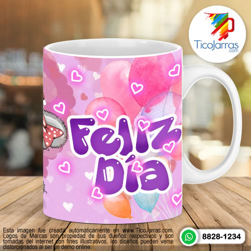 Tazas Personalizadas en Costa Rica Feliz Días