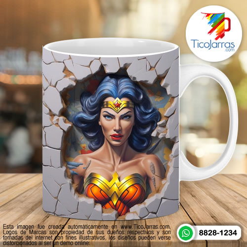 Diseños Personalizadas Mujer Maravilla 3D