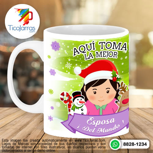 Tazas Personalizadas en Costa Rica Aquí Toma - Esposa