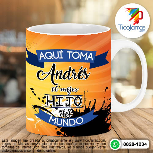 Tazas Personalizadas en Costa Rica Aquí Toma el Mejor Hijo