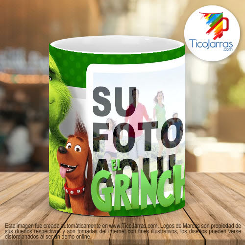 Tazas Personalizadas El Grinch con foto