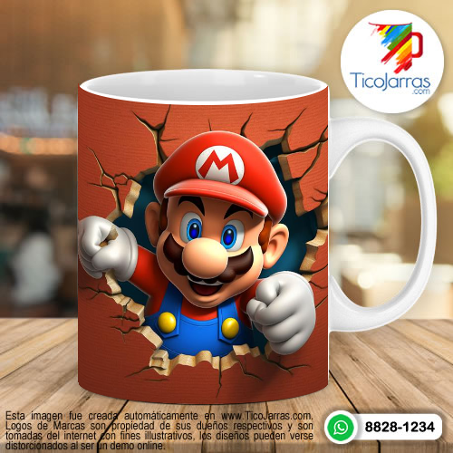 Diseños Personalizadas Mario Bros 3D