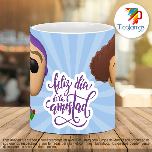 Tazas Personalizadas Feliz día de la amistad