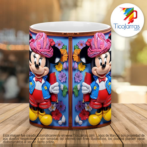 Tazas Personalizadas Mini y Mickey