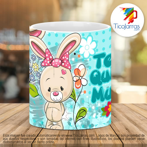 Tazas Personalizadas Te quiero mucho