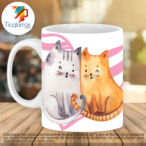 Tazas Personalizadas en Costa Rica Taza Love gatitos