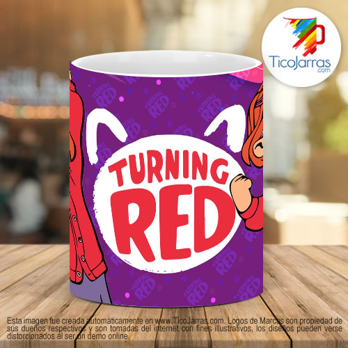 Tazas Personalizadas Turning Red Girl