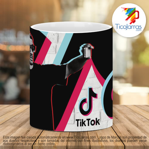 Tazas Personalizadas TikTok influencer