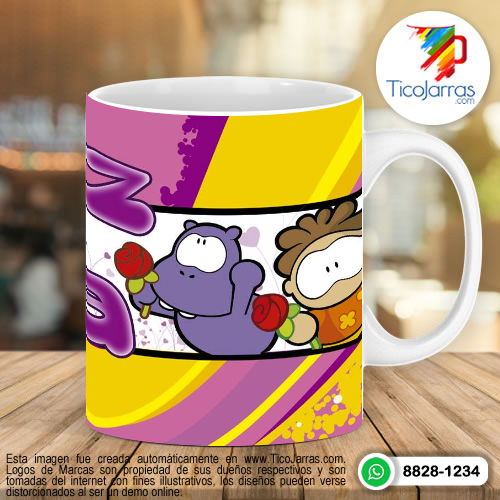 Tazas Personalizadas en Costa Rica Feliz día locos