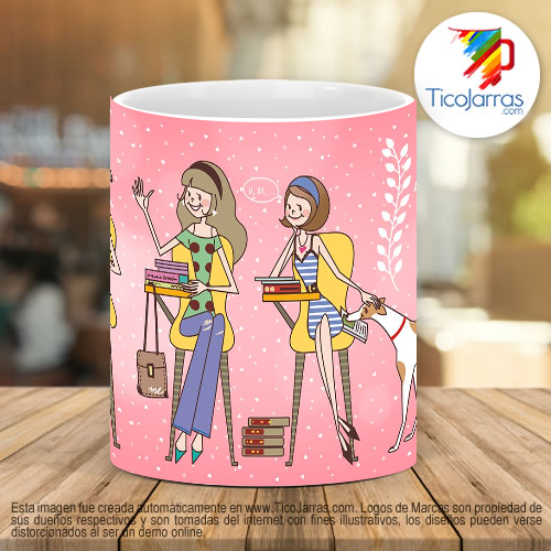 Tazas Personalizadas Amigas por siempre