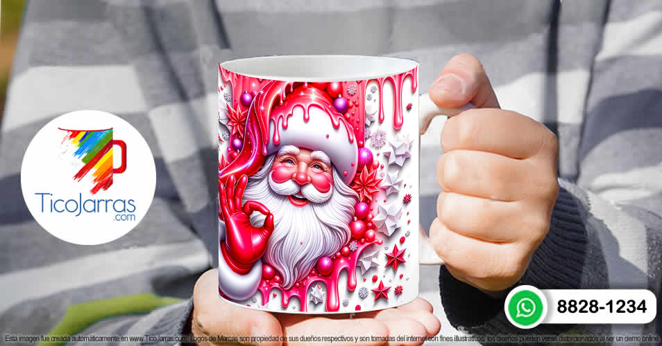 Tazas Personalizadas en Costa Rica Santa Claus