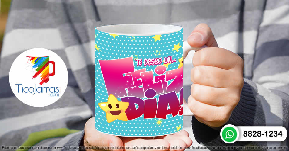 Tazas Personalizadas en Costa Rica Te deso un Feliz Día