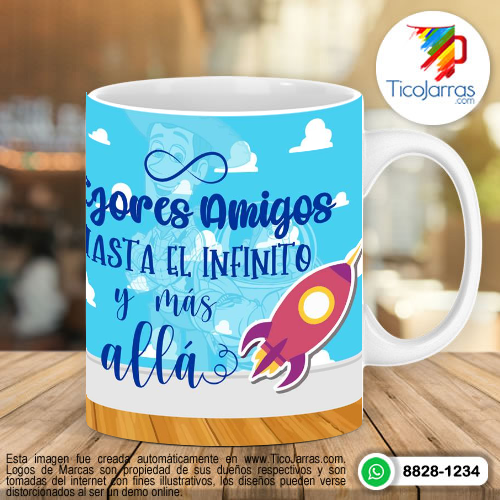 Diseños Personalizadas Mejores amigos hasta el infinito y más allá