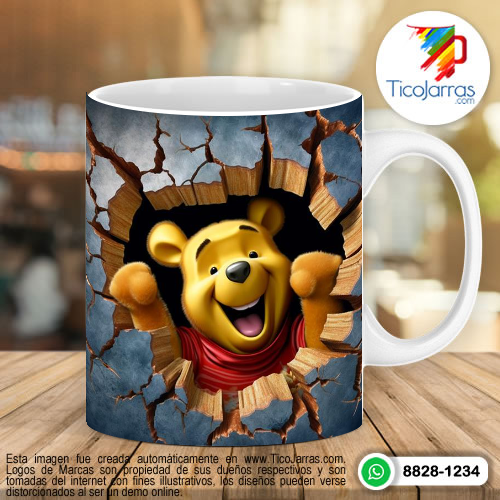 Diseños Personalizadas Winnie Pooh 3D