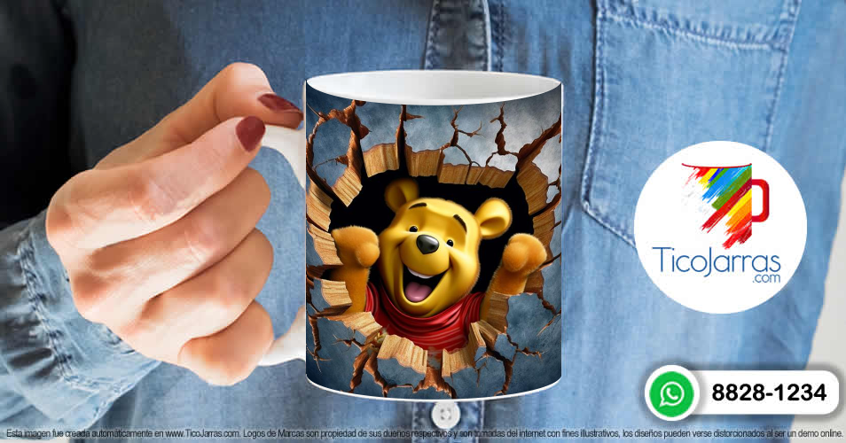 Artículos Personalizados Winnie Pooh 3D