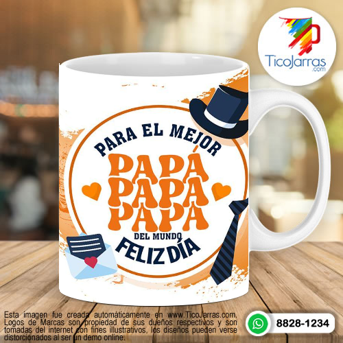 Tazas Personalizadas en Costa Rica Para el mejor Papá - Gatos