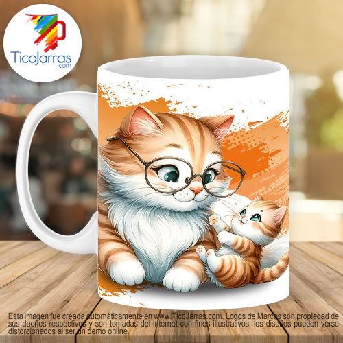 Jarras Personalizadas Para el mejor Papá - Gatos