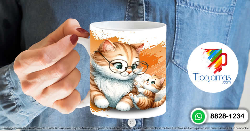 Artículos Personalizados Para el mejor Papá - Gatos