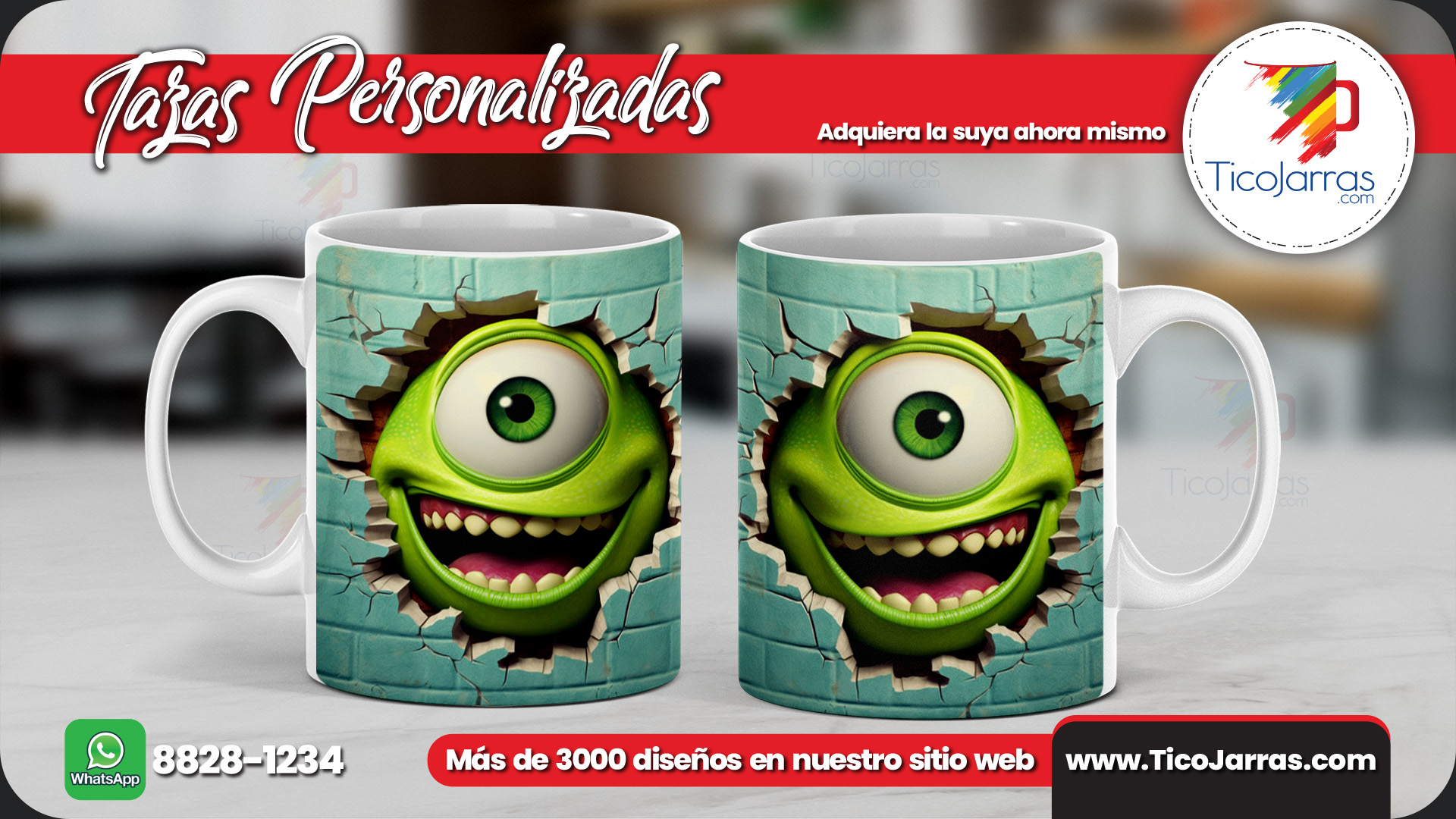 Tazas Personalizadas Ojo Monster Inn