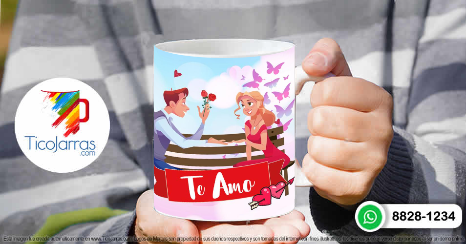 Tazas Personalizadas en Costa Rica Tu amor me hace sonreir