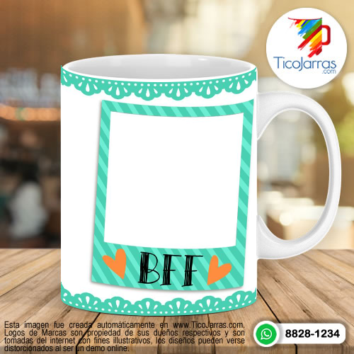 Tazas Personalizadas en Costa Rica Amiga somos, amigas seremos, cómo cabras estamos y así seguiremos