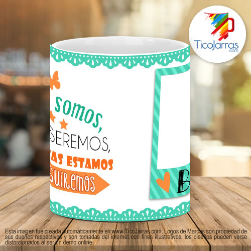 Tazas Personalizadas Amiga somos, amigas seremos, cómo cabras estamos y así seguiremos