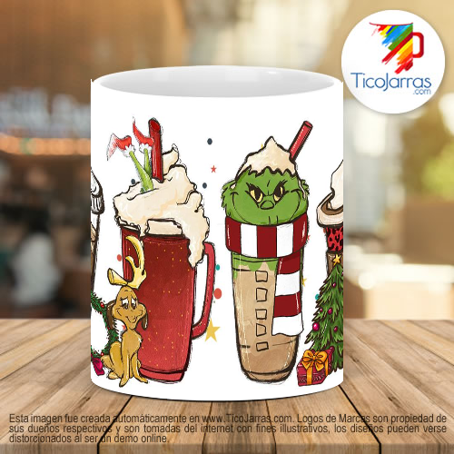 Tazas Personalizadas Navidad Grinch