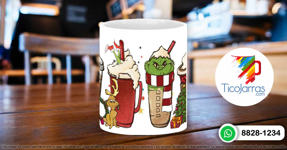 Tazas Personalizadas en Costa Rica Navidad Grinch