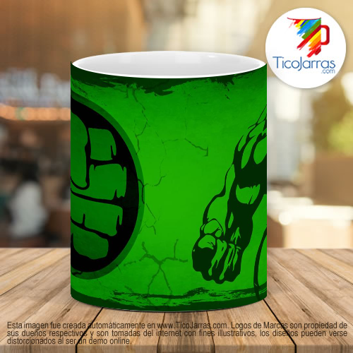 Tazas Personalizadas Hulk