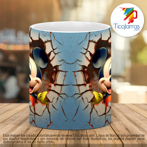 Tazas Personalizadas Mickey Mouse 3D