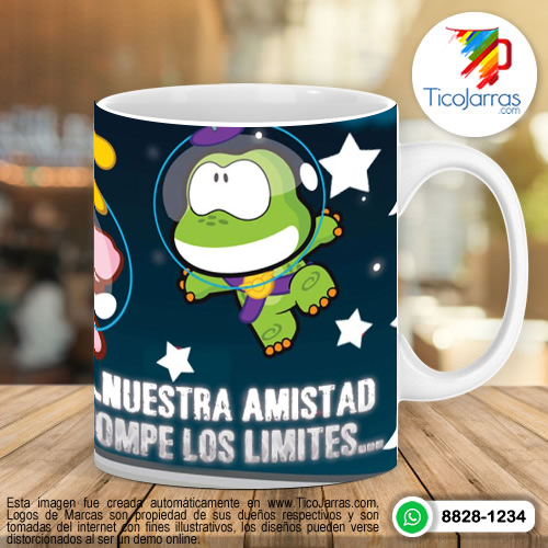 Diseños Personalizadas Nuestra amistad rompe los límites