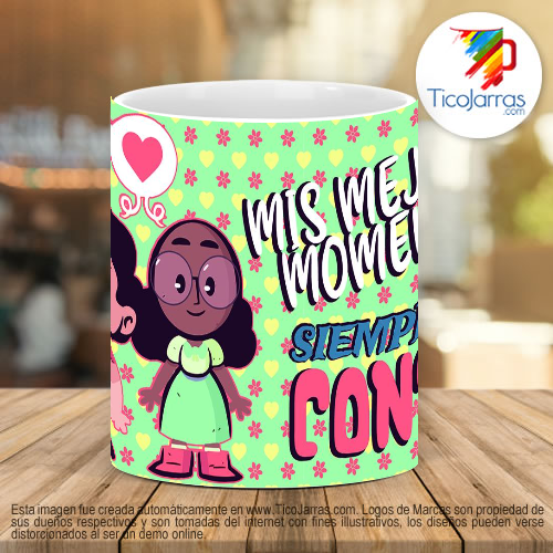 Tazas Personalizadas Mis mejores momentos siempre son contigo