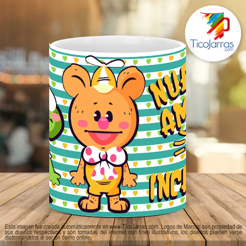 Tazas Personalizadas Nuestra amistad es increible