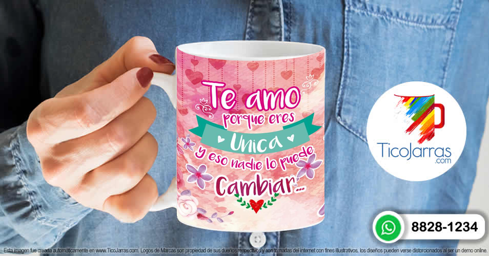 Artículos Personalizados Te amo porque eres la única y eso nadie lo puede cambiar