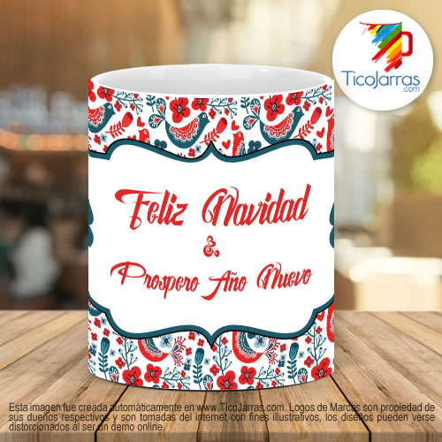 Tazas Personalizadas en Costa Rica Feliz navidad y año nuevo