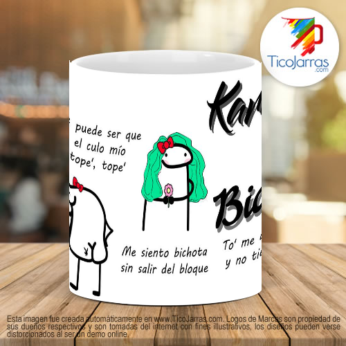 Tazas Personalizadas Flork Karol G Bichota