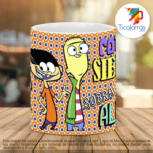 Tazas Personalizadas Contigo Siempre sobra la Alegria