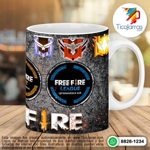 Diseños Personalizadas FREE FIRE League