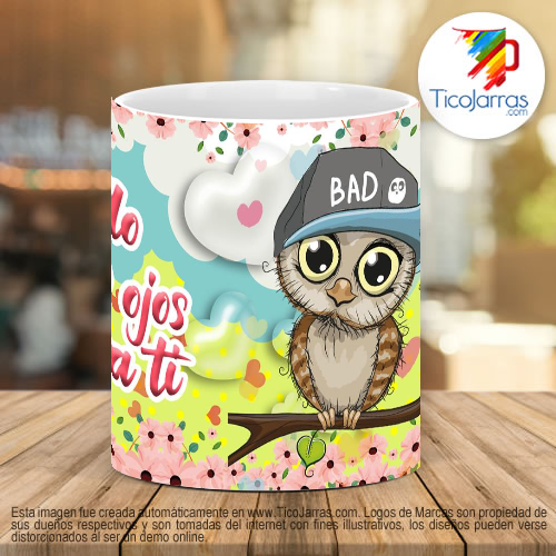 Tazas Personalizadas Solo tengo ojos para ti