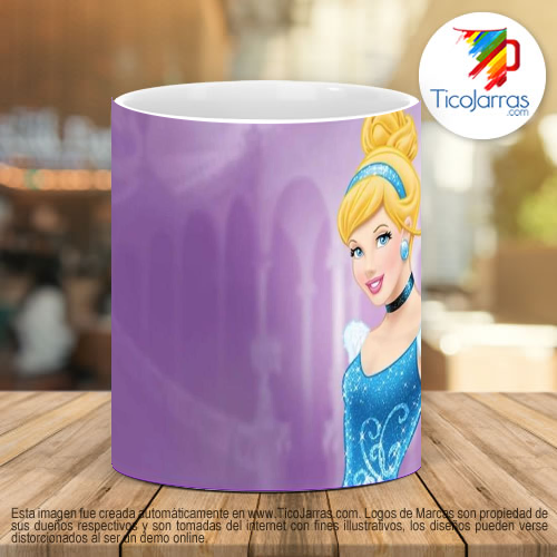 Tazas Personalizadas Taza de la princesa Cinderelle