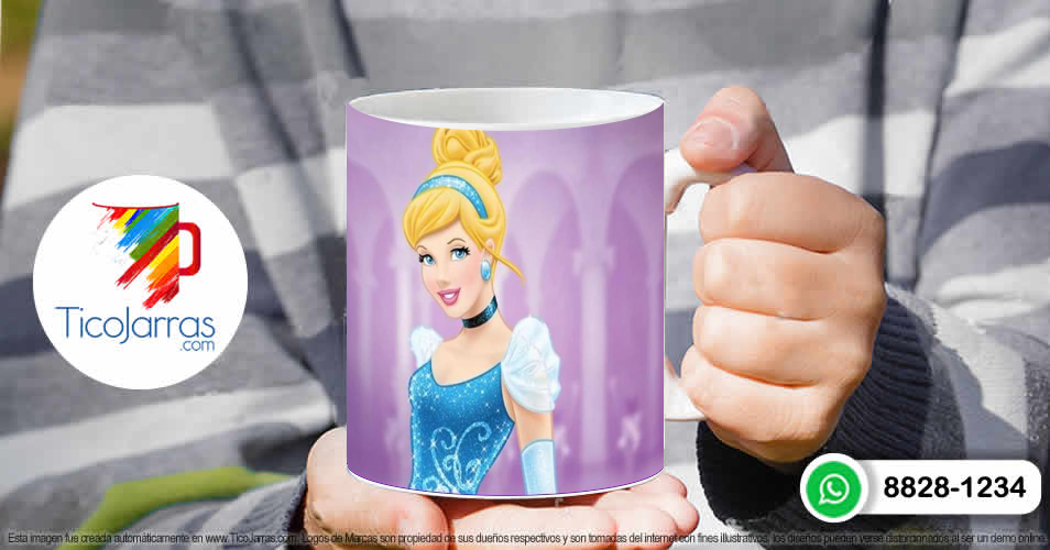 Tazas Personalizadas en Costa Rica Taza de la princesa Cinderelle