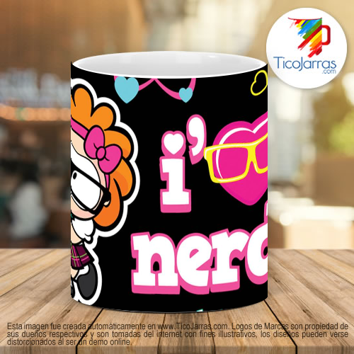 Tazas Personalizadas I love nerds