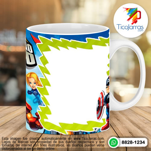 Tazas Personalizadas en Costa Rica Super Hero Squad