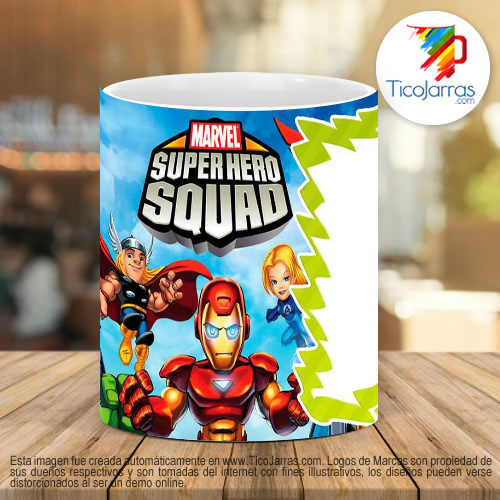 Tazas Personalizadas Super Hero Squad