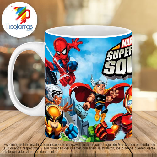 Jarras Personalizadas Super Hero Squad