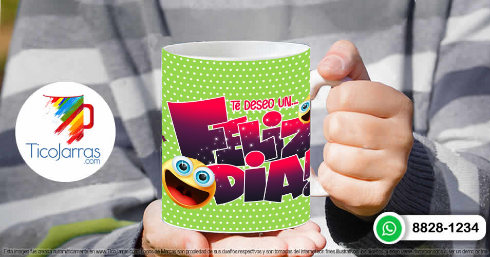 Tazas Personalizadas en Costa Rica Te deseo un Feliz Día