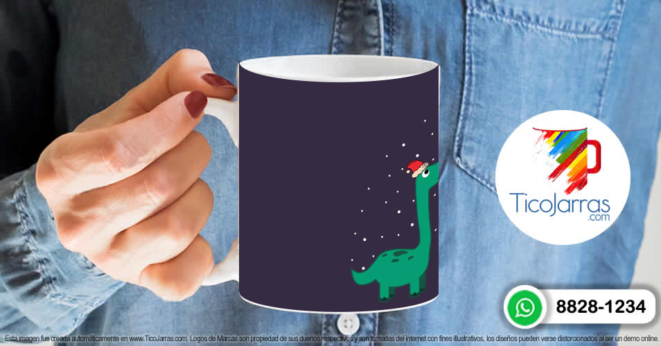 Artículos Personalizados Santa Navidad Dinosaurios