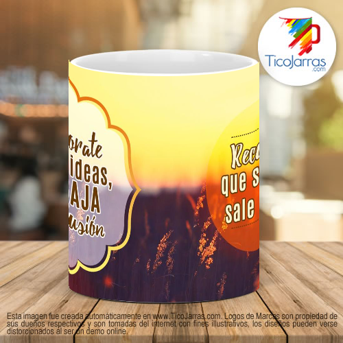 Tazas Personalizadas Recuerda que siempre sale el Sol